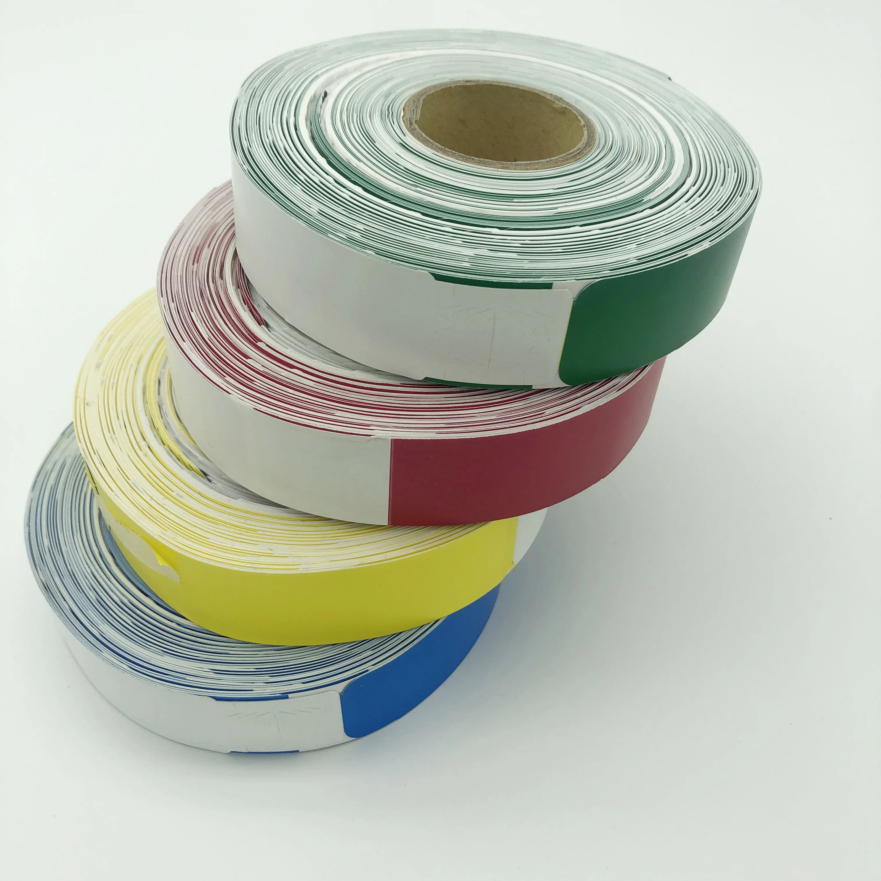 CMYK direct thermal printing paper Bracelet disposable  waterproof wristband on roll customized manufacturer