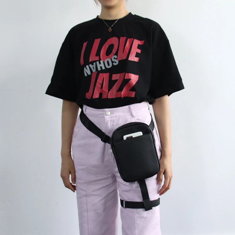 Забавная Спортивная поясная сумка из искусственной кожи для мужчин Роскошный кошелек инструментов на