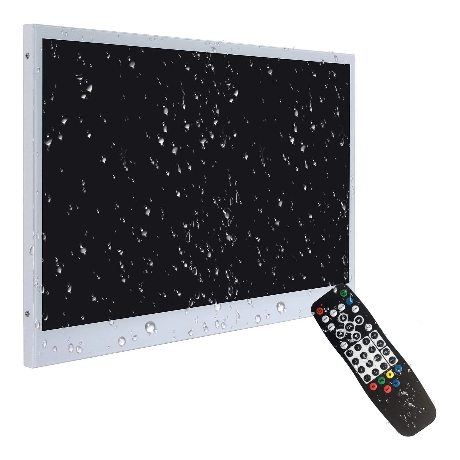 22inch Smart Android 9.0 IP66 Waterproof Bathroom TV Stylish White Design 1080P Full HD with Built-in Wi-Fi, Integrated Speakers