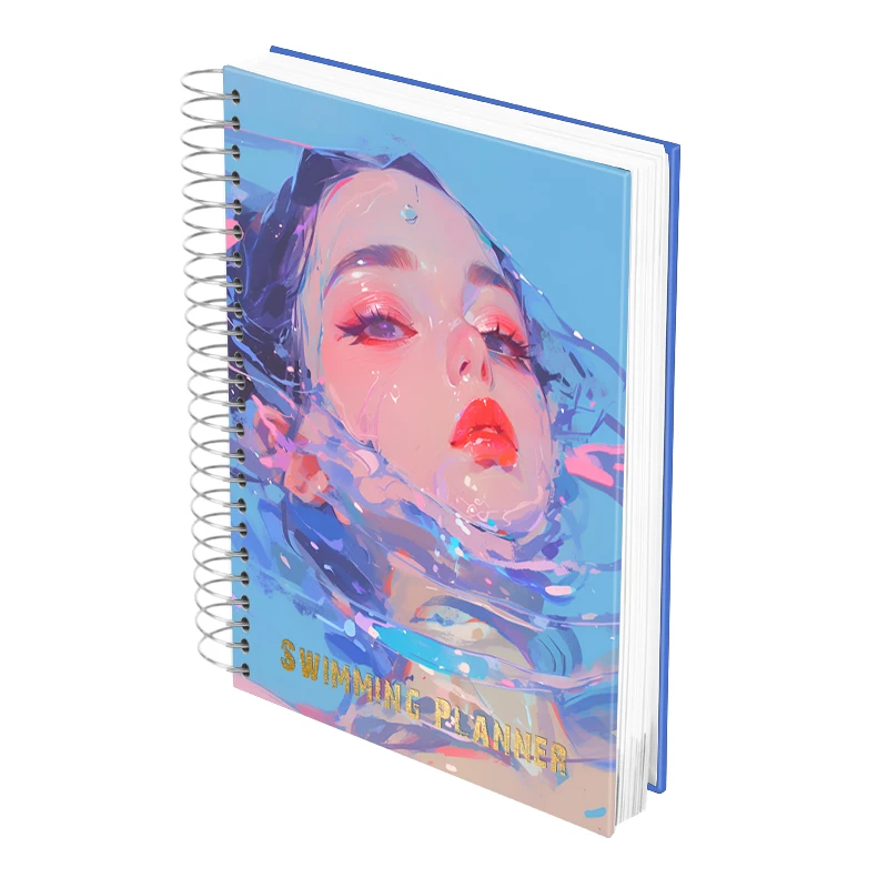 Calendar Journal Custom To Do List Notebook A5 Daily Weekly Monthly Hardcover Spiral Planner Printing