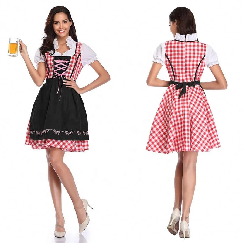 Sexy women party maid costume halloween cosplay uniform oktoberfest festival beer bar costumes germany beer festival fancy dress