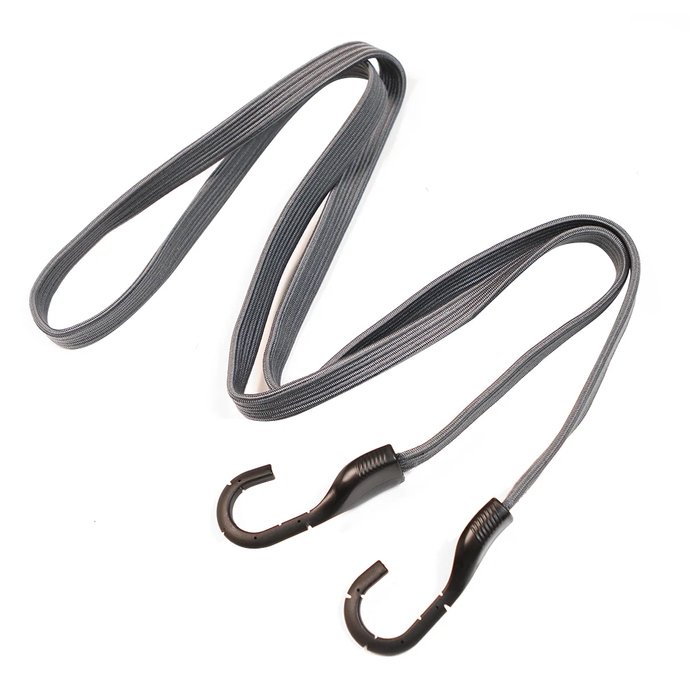 10mm Flat Bungee Cords for Jumping Rope Elastic Rope with Hook Flat Bungee Cord Elastic Bungee Cord