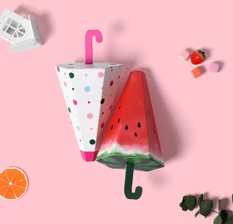 2023 New Creative Candy Gift Box Cartoon Snack Wedding Gift Packaging Color Chocolate Box Folding Box Spot 1140