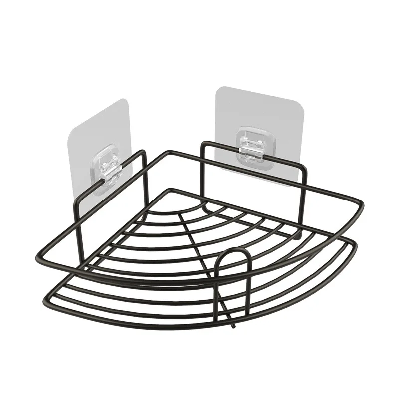 Hedan Factory Bathroom Shower Caddy Brushed Black Bath Corner Shelf Bath Storage Shelf