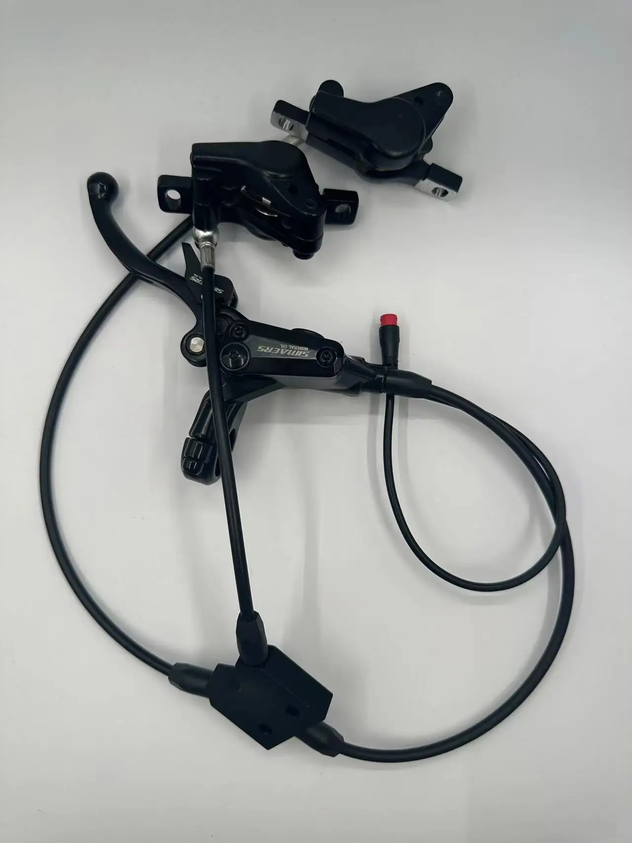China Factory 160mm/180mm/203mm/220mm Open System Dual Piston Cast Aluminum Electric Bike Hydraulic Disc Brake