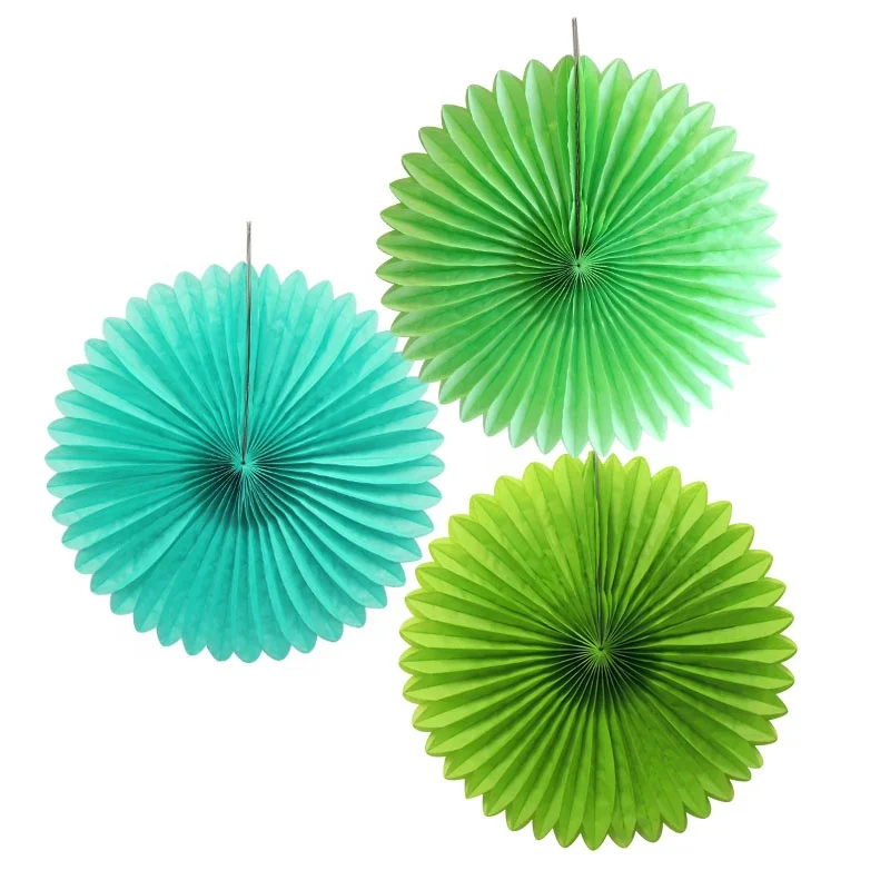 EASTTERN Wholesale Retail Hanging Colorful Round Paper Fans Sunflower for Wall Decorative Party Supplies