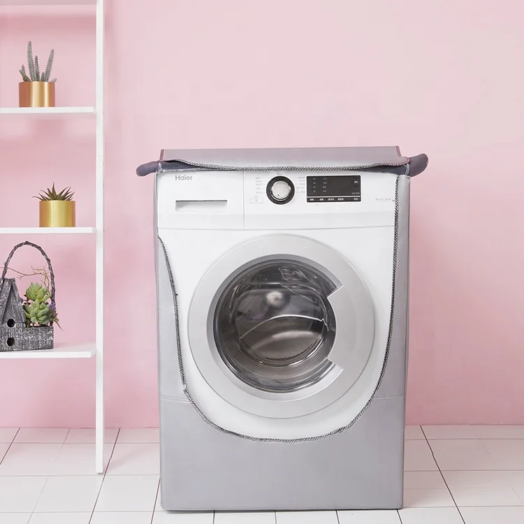 Однотонный водонепроницаемый пыленепроницаемый и солнцезащитный чехол для стиральной машины