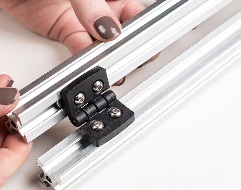 6063 t6 cnc machined aluminum hinge hardware for window accessories