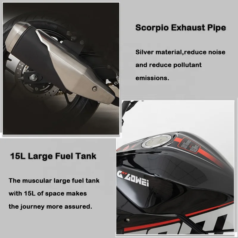 250CC EFI впрыск топлива спортивный велосипед мотоцикл 6 Скоростной уличный с ABS