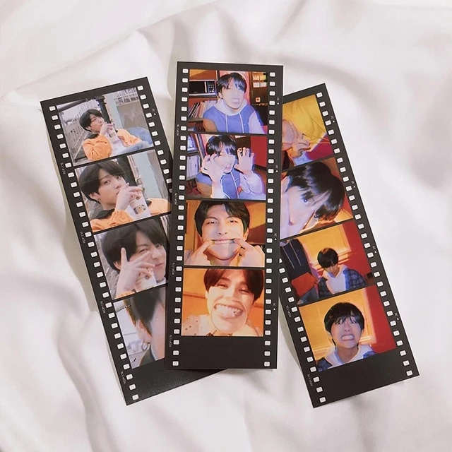 Kpop фотокард на заказ двухсторонние печатные закладки фотополоска для kpop