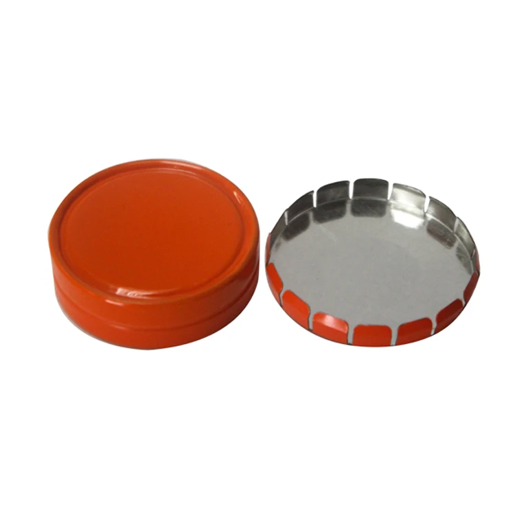 High Quality Custom Mint Tins Small Round Click Clack Cigarette Tin Can Food Grade Metal Package Click Clack Candy Pill Tin Box