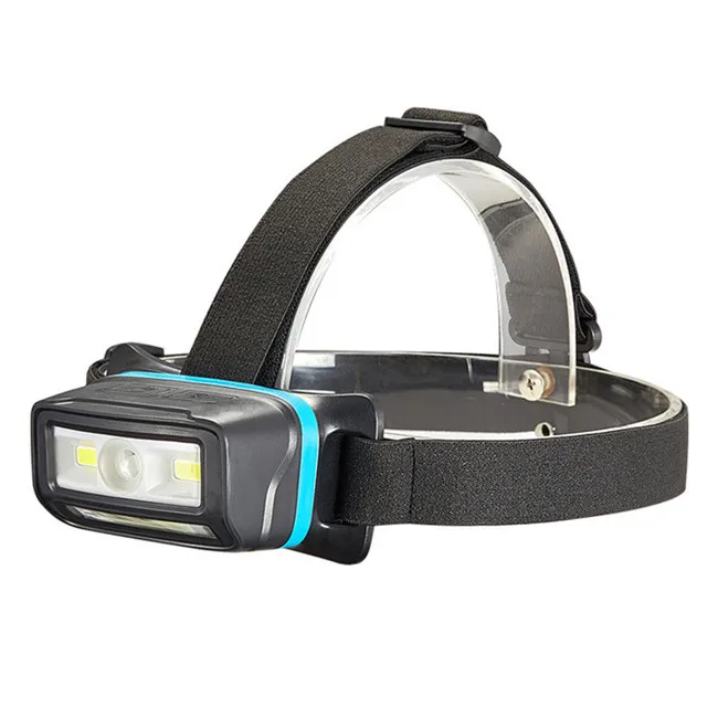 Super Bright 500 lumens Motion Sensor LED Headlamp Waterproof Handsfree Powerful LED Headlight USB Rechargeable COB head lamp