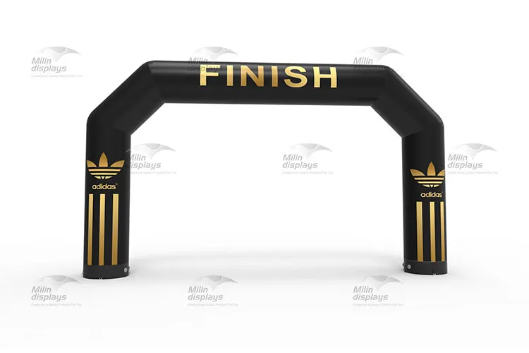 Custom Outdoor Air Sealed Column Sport Start and Finish Line Airtight Arches Race Advertising Inflatable Archway For Sale