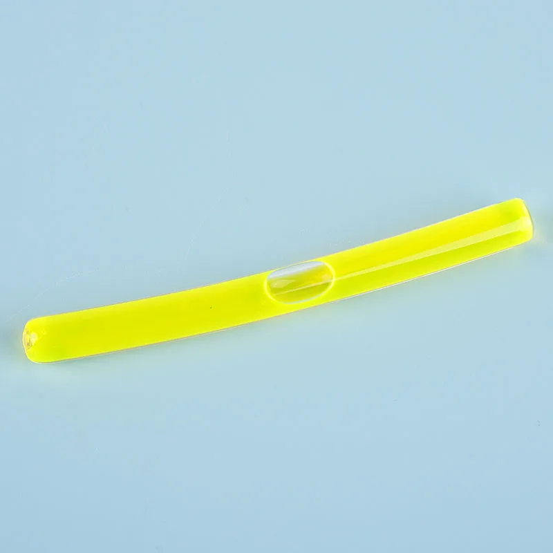 high precision arc tubular spirit level vials with tips for leveling ruler tools