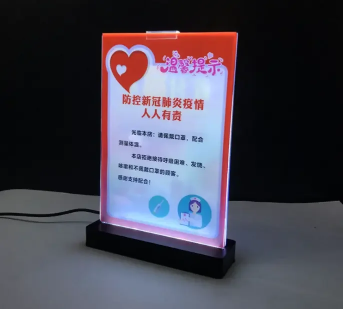 custom acrylic led beer branding logo sign tent glorifiers display stand for alcohol whiskey vodka wine rum champagne liquor