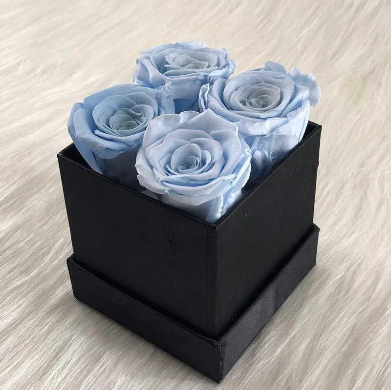 Wholesale Birthday gift forever rose flower eternal preserved rose in gift flower box
