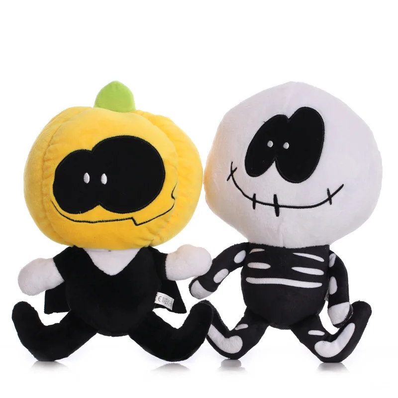 Stuffed Soft Spooky Month Skid Pump Boyfriend Whitty Lemon Demon Monster Pillow Friday Night Funkin Plush Peluch Toys/