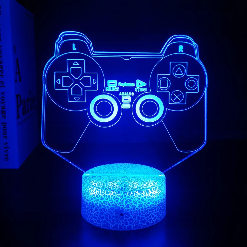 Customized 3D Game Room Desk Lamp console game LED desk lamp for home and office decoration