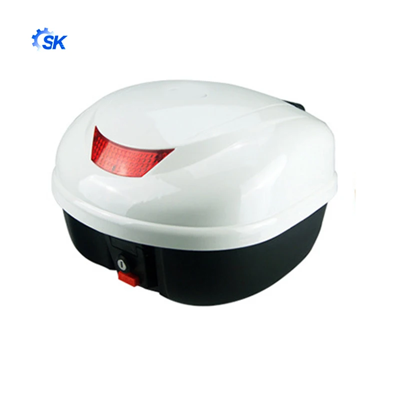 Hot-selling high-quality scooter electric car trunk yellow paint storage toolbox trunk quick release base