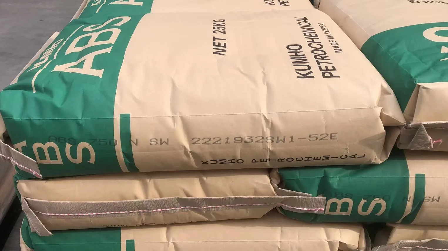 ABS Plastics Raw Material Granules Kumho, Korea ABS 750NSW