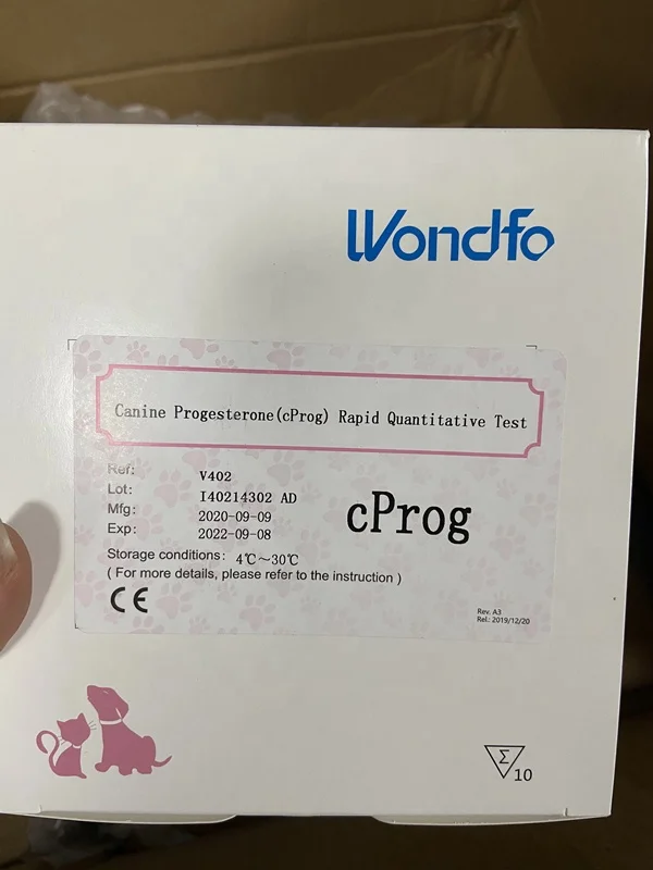 Veterinary Wonfo Fine care Reagents Canine Prog Test Machine YG-101 wonfo progesteron machine