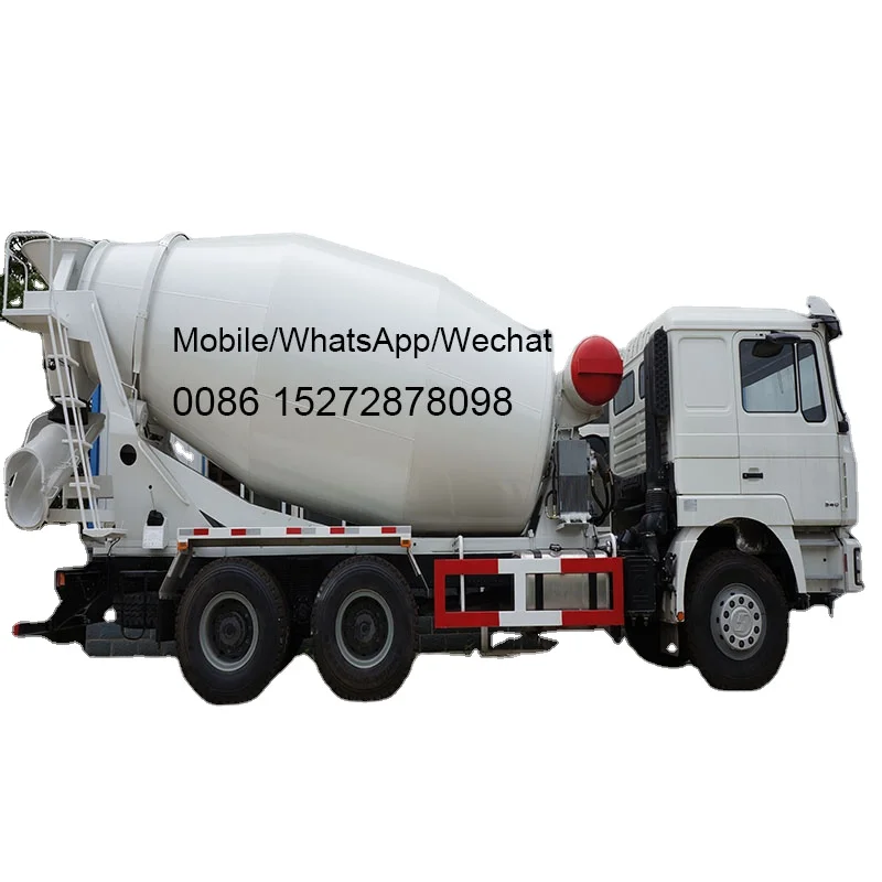 SHACMAN 6x6 RHD 8m3 Concrete Mixer Truck Concrete Agitator Cement Mixer Truck For Sale