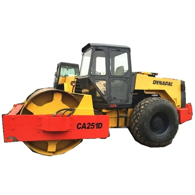 Japan Used road roller dynapac CA251D road roller CA30D CA25D for hot sale