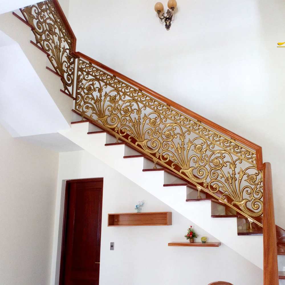 Top Wood wrought iron stair Railing Handrail Profiles