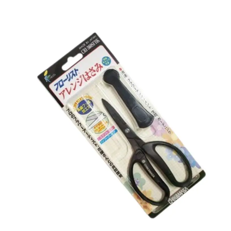 Wholesale Small Home High Quality High-value Floral Shears Scissors Chikamasa CRI-360 Florist Arrangement Scissors, Fluorine,