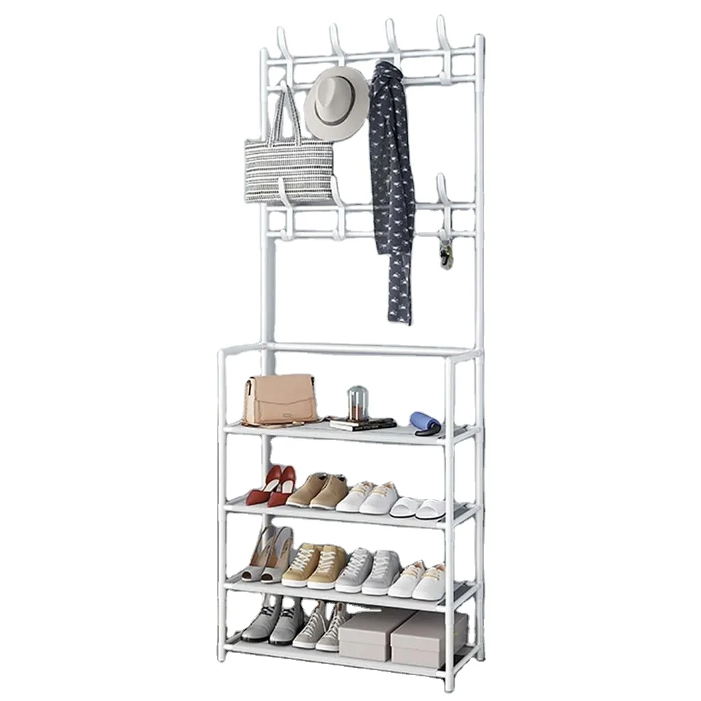 Coat Rack, Hall Tree with Shoe Bench for Entryway, 3-in-1 Shoe Rack  for home Freestanding Accent Furniture