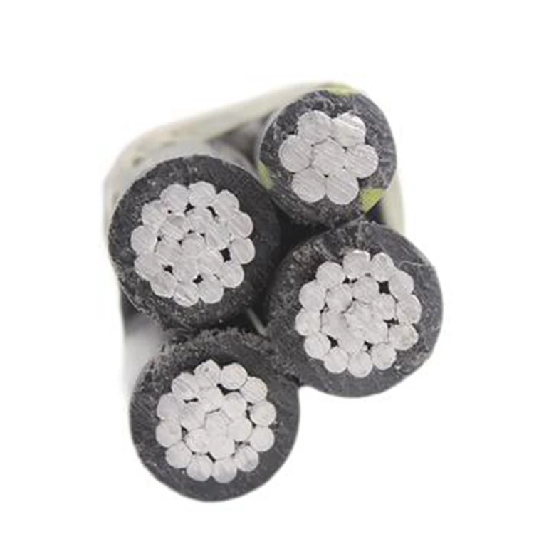 XLPE Insulated Aluminum Electric Cable AAC AAAC ACSR Conductor PVC/XLPE Insulated ABC Cable