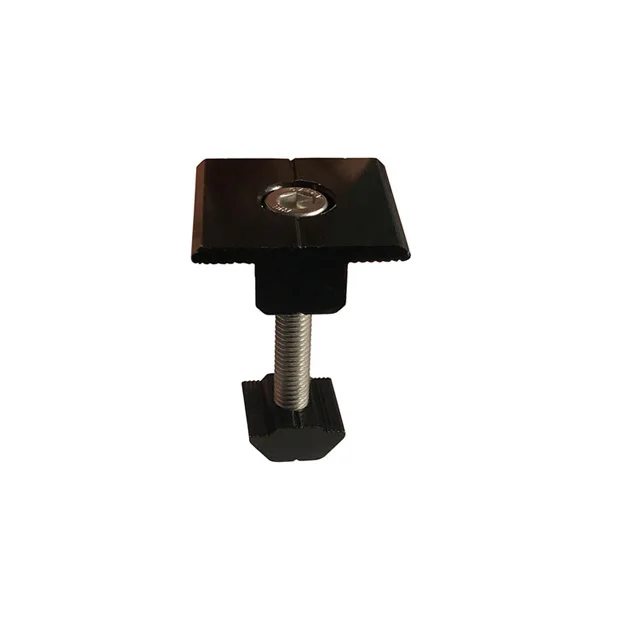 Solar mounting system structure solar pv framed panel aluminium end solar clamp