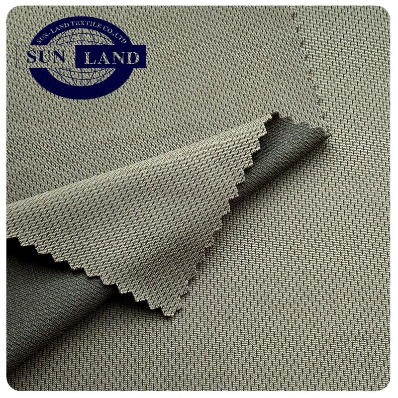 
50%bamboo carbon 50%SILVER ION polyester anti-bacterial dry fit knitting birdeye mesh fabric for sportswear 