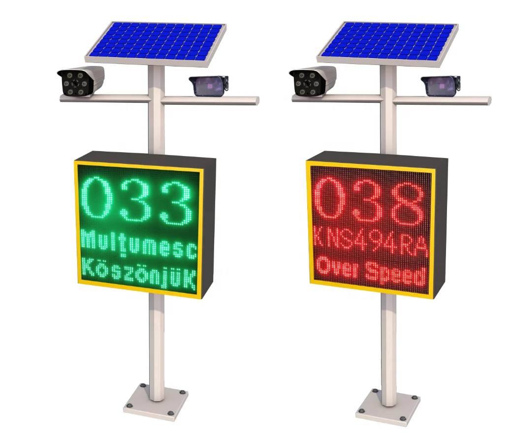 Factory Production Speed Camera Radar Detector Sign With Display Speed Screen High Quality Speed Limit Sign Price