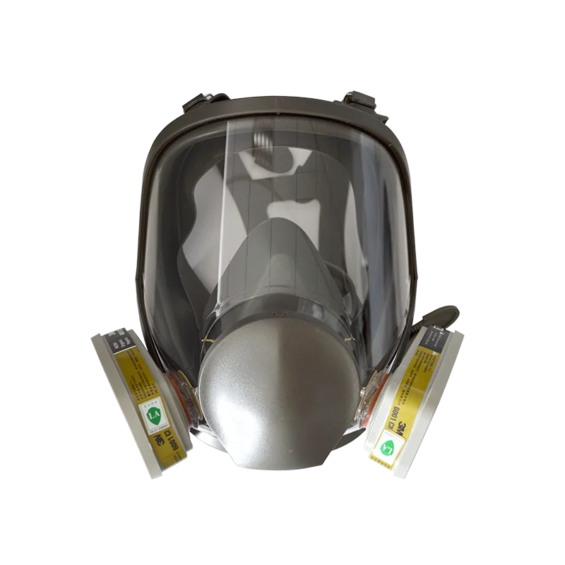 Hot Sale Full Face gas mask with Double Filters Full Face Reusable Anti gas Respirator 6800 gas mask