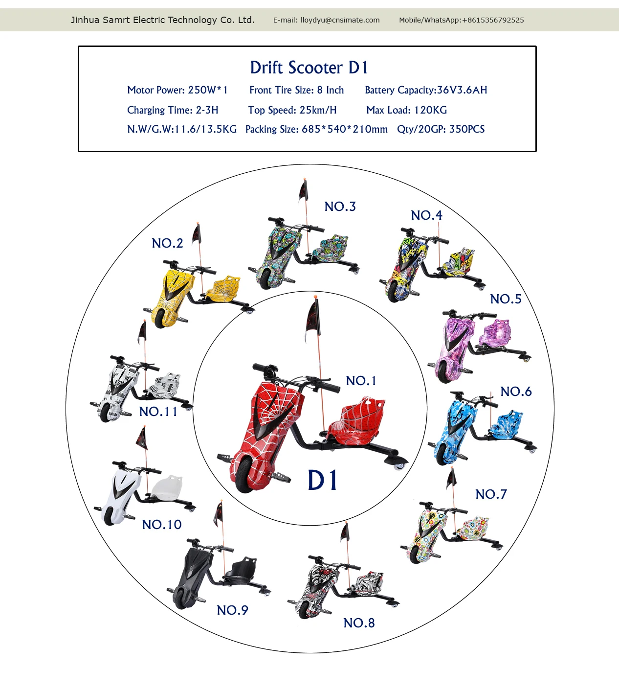 Kids ride on electric scooter 360 rotating crazy cart speed up to 15km 3 wheels electric drifting trike for kids