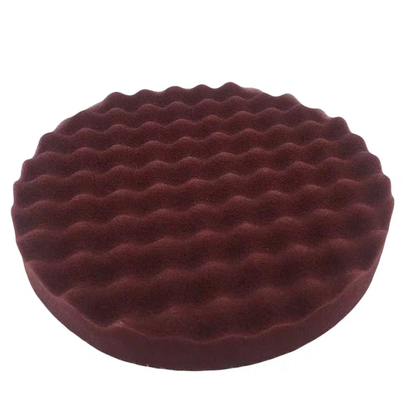 Оптовая продажа 7 дюйм(ов) Meguiars Волна пены полировка колодки автомобиля мягкие вафельные губки воск полировки