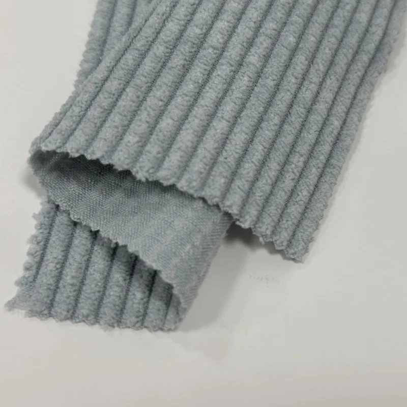 Home Textile 8 Stripe Bubble Spandex Fabric 100%polyester Fabric Corduroy Fabric Colored Outdoor Warmth Coats for Jackets
