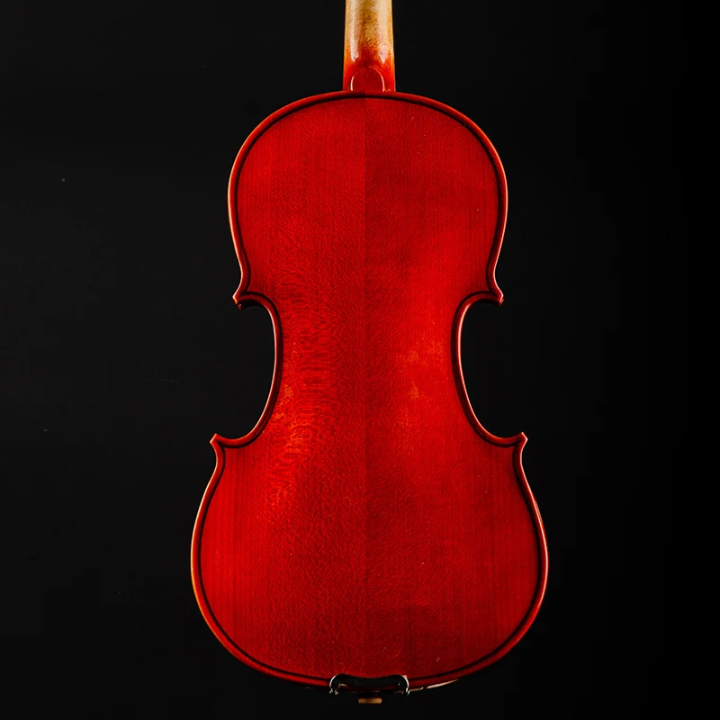 Christina V03 Handmade Solid Wood Violin Set with Case String and Wood Bow Spruce Face Maple Sides