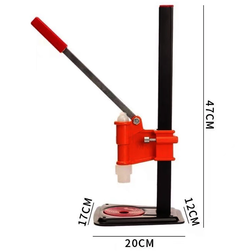 Hot selling aluminum sprayer collar install machine 13mm 15mm bottle neck perfume crimping machine manual handling