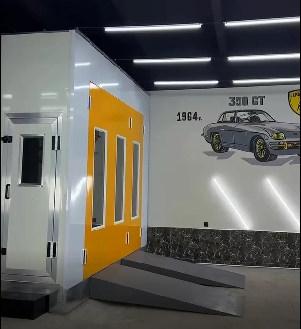 Obc customized spray booth/powder coating booth and oven/semi down draft paint room wholesale car paint cabinet