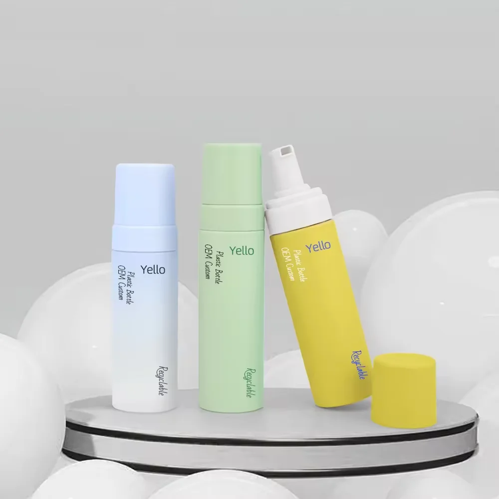 Factory Price Pet Plastic 100Ml 120Ml 150Ml 200Ml Cosmetic Packaging Foaming Hand Soap Bottles With Pump