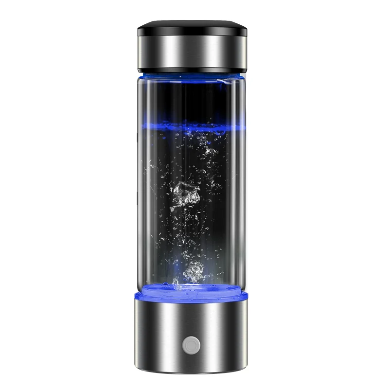 KKS 450Ml Portable Usb Rechargeable Water Electrolysis Ionizer Cup Travel Friendly Rich Hydrogen Water Generator Bottle