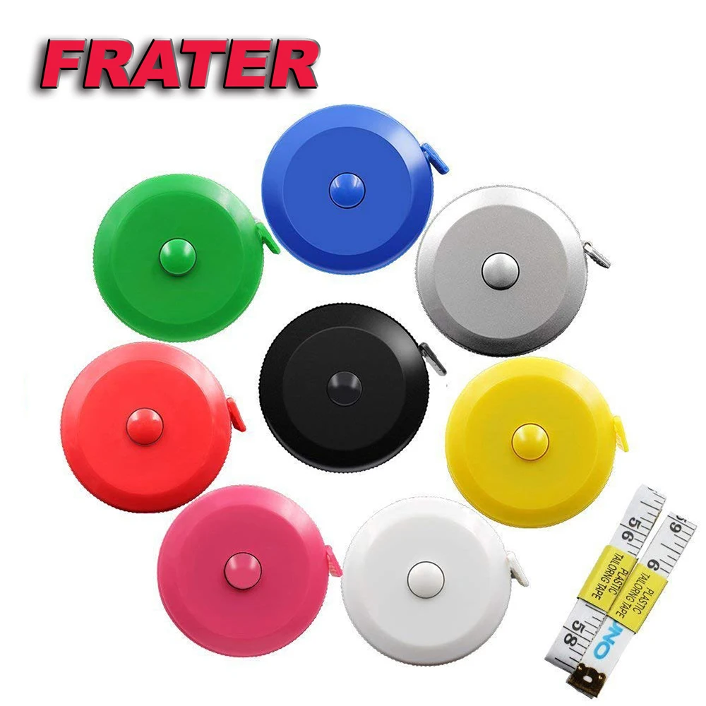 Frater High Quantity 60-inch 1.5 Meter Soft Retractable Body Measuring Tape, Pocket, Tailor Sewing Craft Cloth Tape Measure