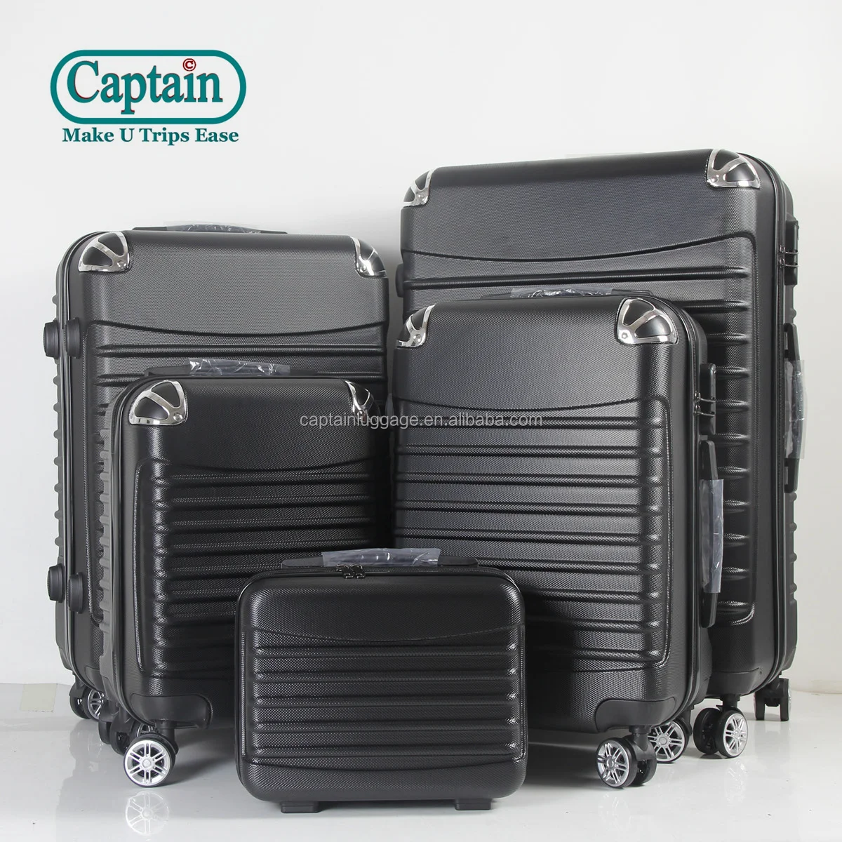 Customized TSA Lock Spinner Wheels Valise Travel Trolley Suitcases Family Luggage Set For Travel