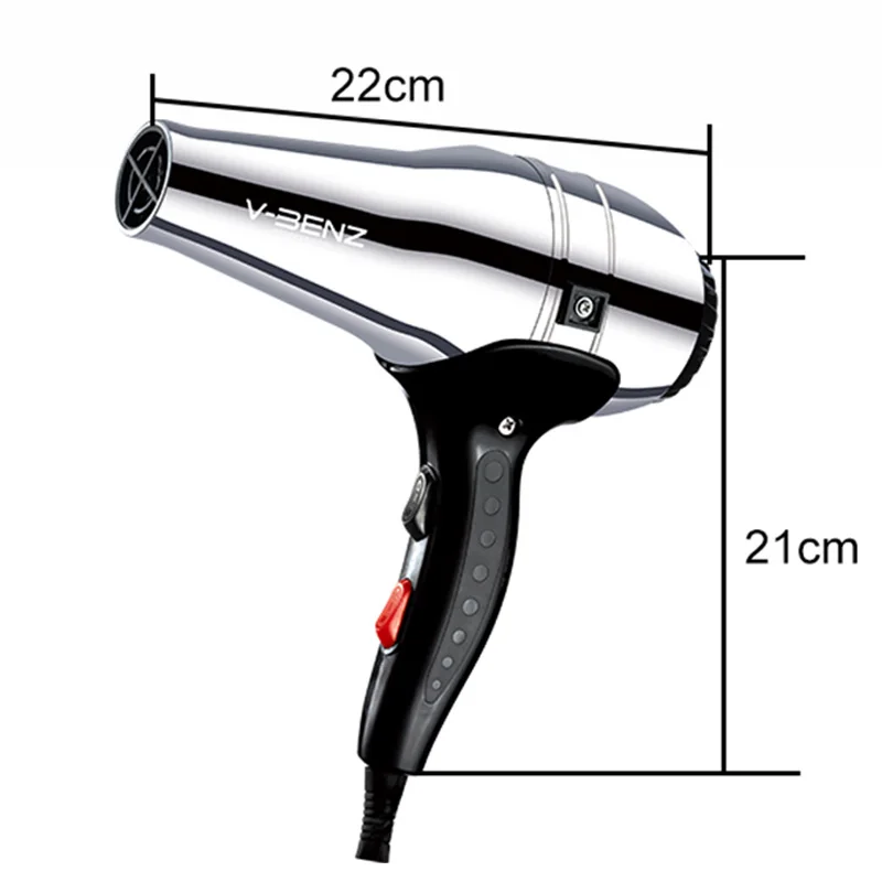 New Design Adjustable Hot And Cold Air Hair Dryer Professional Salon Powerful Hair Dryer With Accessories
