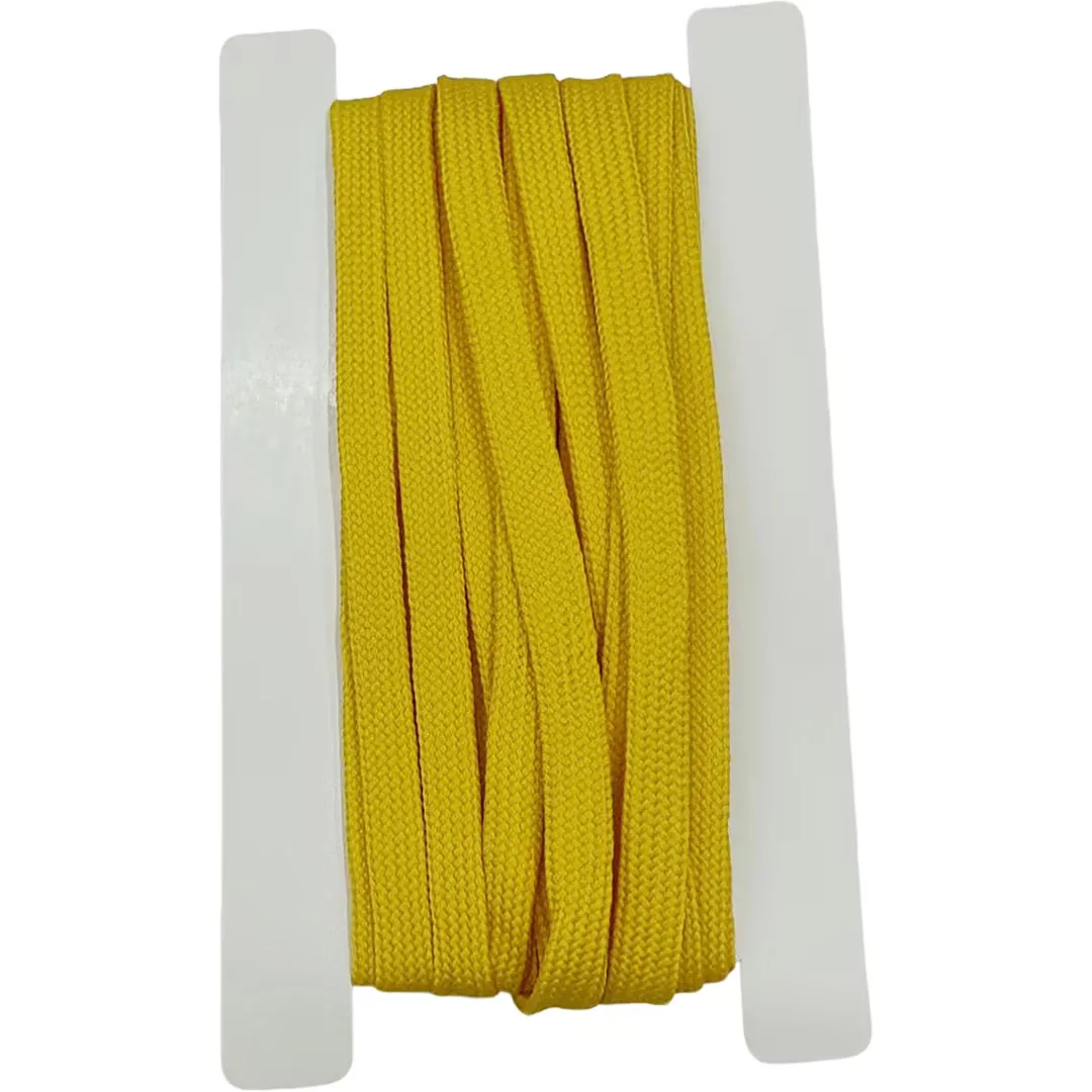 High Quality 10mm Cotton Flat Cord Rope Cotton Braided Cord String For Clothes Shoes