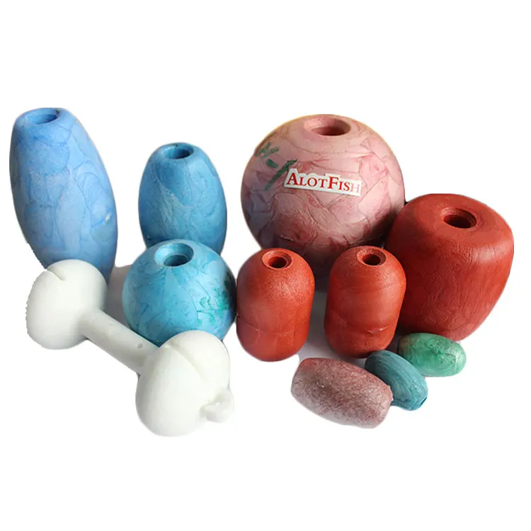 82x50x15mm white oval polyethylene foam fishing net float