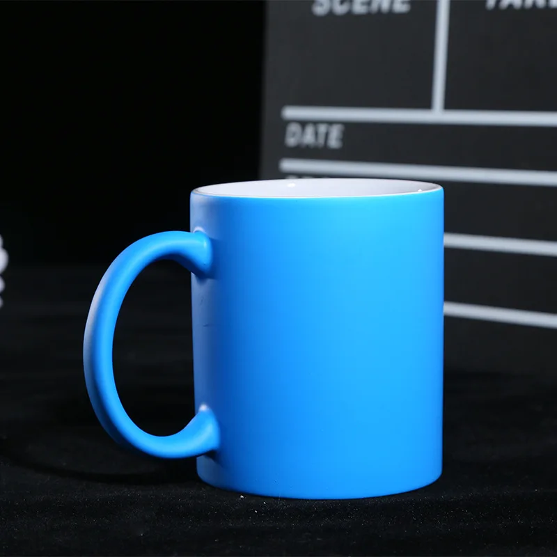 Fluorescent Sublimation Coating 11OZ Mug Office Tea Advertising Gift Ceramic Cup