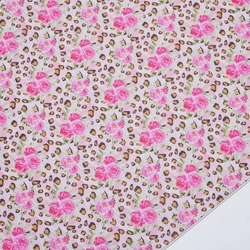 30 x136 cm Faux Synthetic Leather Fabric Sheets Printed Vinyl Leather for Hair Bow Bags Shoes Crafts Material